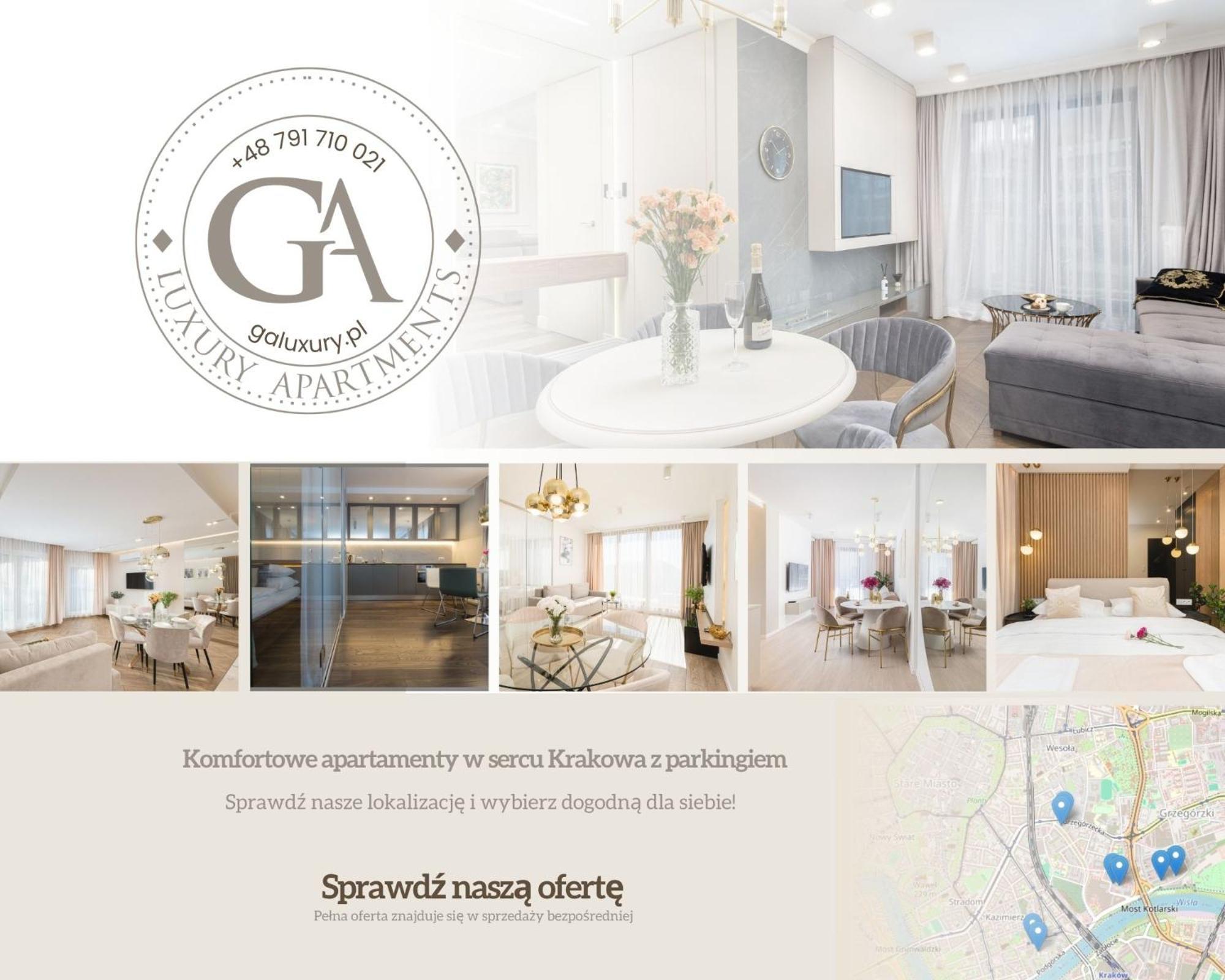 Ga Luxury Apartments G20 Kraków Eksteriør billede